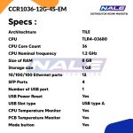 Mikrotik Router CCR1036-12G-4S-EM - Gambar 3