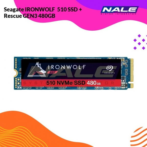 Seagate IRONWOLF 510 SSD + Rescue GEN3 480GB