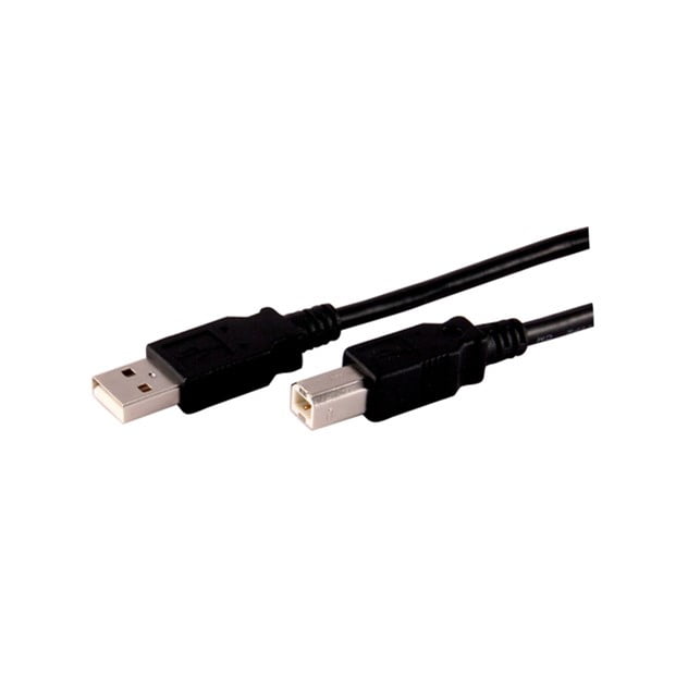 BB-USBAMBM-BK-15F Advantech USB 2.0 Cable, 4.6 m / 15 ft (black) (BB-USBAMBM-BK-15F) - Gambar 1