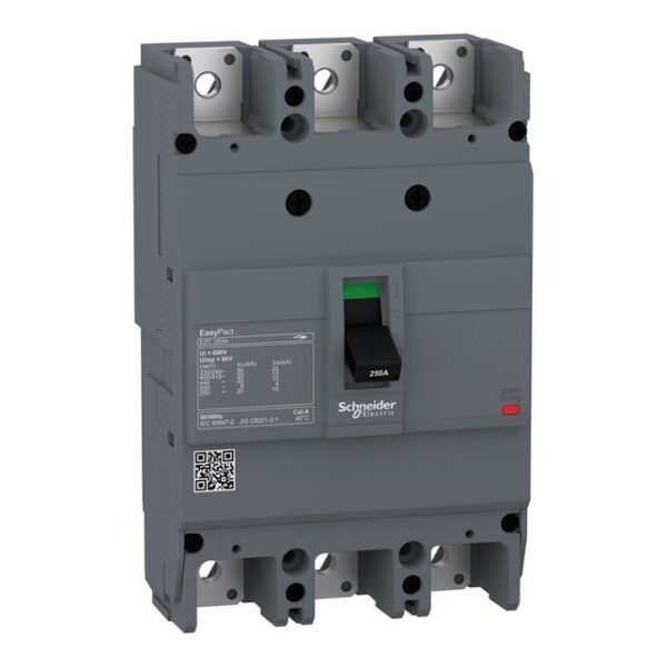 Schneider circuit breaker Easypact EZC250N - TMD - 125 A - 3 poles 3d (EZCV250N3125)