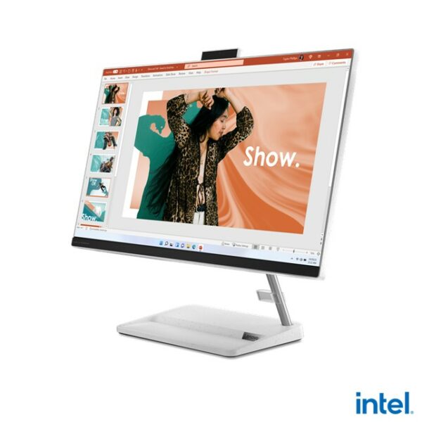 Lenovo IdeaCentre AIO 3 24IAP7 - i5-1135G7 (8M Cache, up to 4.20 GHz), Integrated Intel Iris Xe Graphics, Intel SoC Platform, 2x 4GB SO-DIMM DDR4-3200, Black